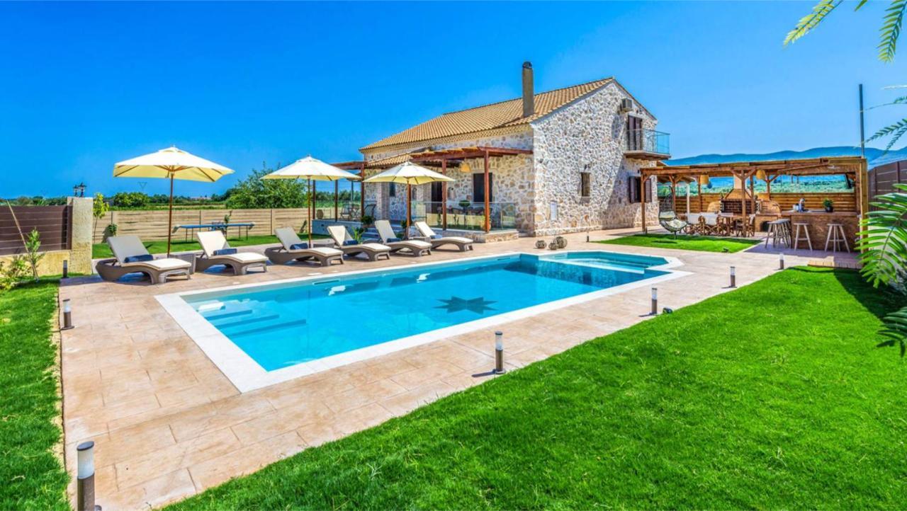 Zante Poolside Paradise - La Vite Stone Villa Kalipádhon المظهر الخارجي الصورة